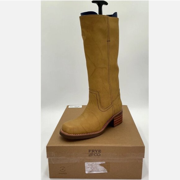 FRYE and Co. Campus Style PU leather 14L Banana Boots 9 - Picture 9 of 10